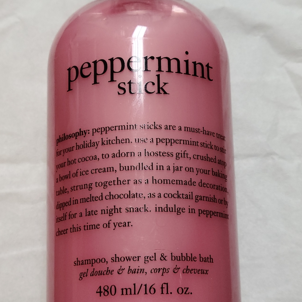 Philosophy Peppermint Stick Shampoo Shower Gel & Bubble Bath
